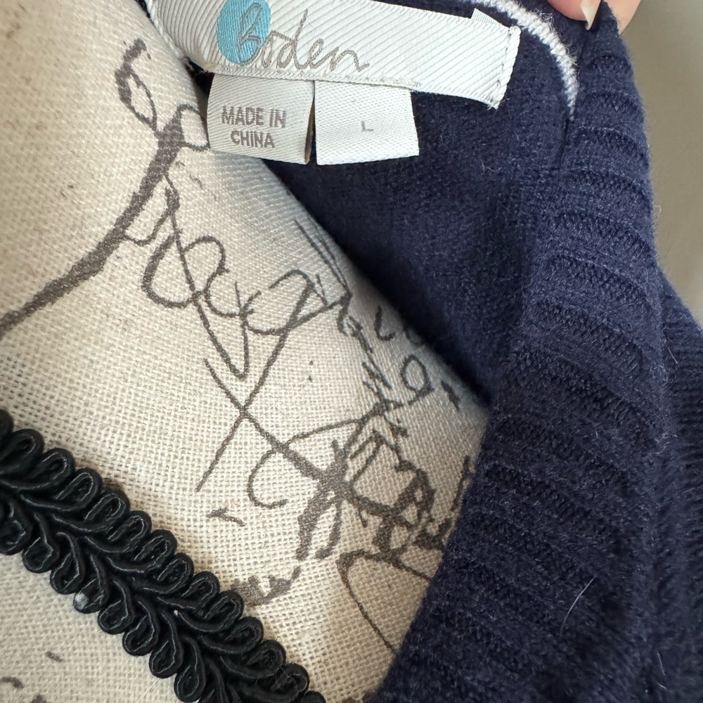 Boden Union Jack Sweater Jumper Crewneck - Picture 8 of 15